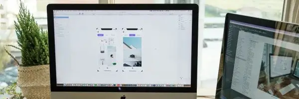 Site en création sur divers ordinateurs